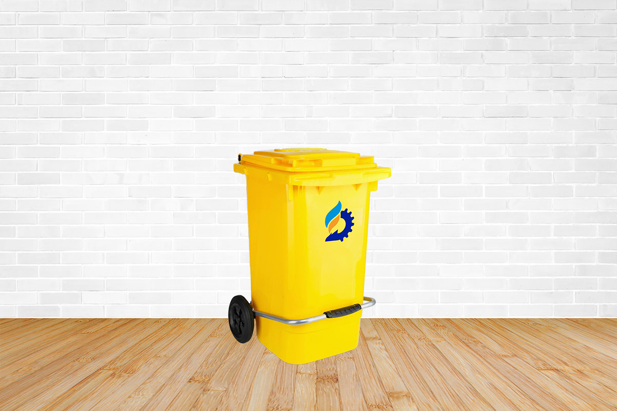 سطل زباله پدال دار 100لیتری